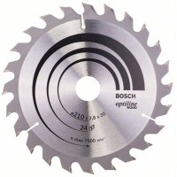 Пильный диск Bosch Optiline Wood 210×2,8×30 мм, 24 ATB