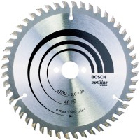 Пильный диск по дереву Bosch Optiline Wood 160×2,6×20 48 ATB
