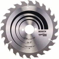 Пильний диск по дереву Bosch Optiline Wood 190 мм 24 зуба