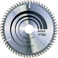 Пильный диск по дереву Bosch Optiline Wood 190×2,6×30, 60 ATB