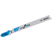 Пилка Bosch по металлу T 118 A, 1,1-1,5×92 мм, 25 шт