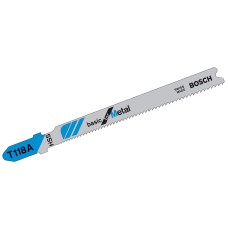 Пилка Bosch по металу T 118 A, 1,1-1,5×92 мм, 25 шт