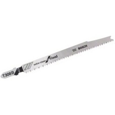 Пилка для лобзика Bosch по дереву T 308B, 2,2XC×117 мм, 3 шт
