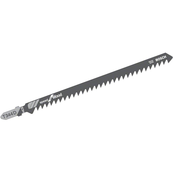 Пилка для лобзика Bosch по дереву T 344 D, 4×152 мм, 3 шт