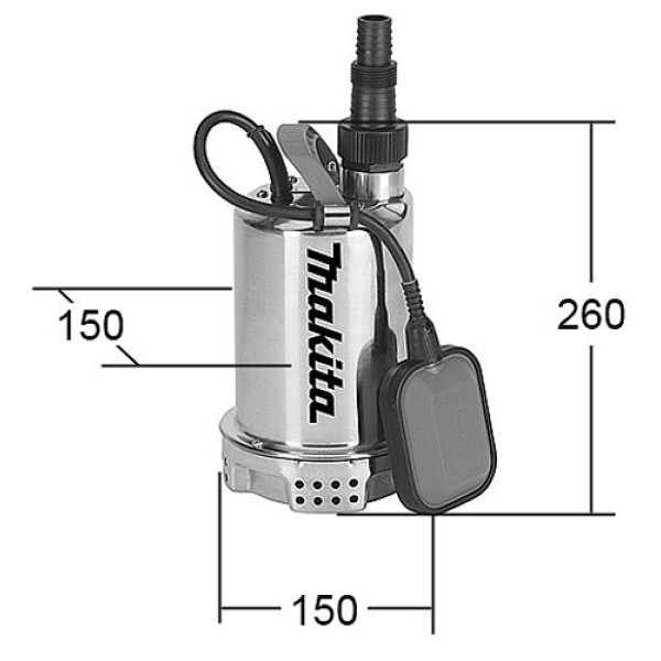 Погружной насос Makita PF 0403