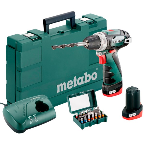 Аккумуляторная дрель-шуруповерт Metabo PowerMaxx BS Basic Set + BitBox