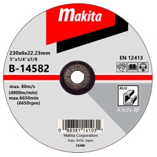 Зачистной диск по алюминию выгнутый Makita 230 мм
