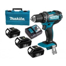 Аккумуляторная ударная дрель-шуруповерт Makita DHP482RFE3