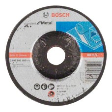 Круг зачисний Bosch Standard for Metal 125×6 мм, опуклий