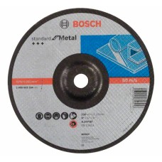 Круг зачисний Bosch Standard for Metal 230×6 мм, опуклий