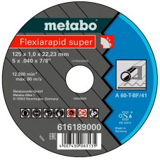Отрезной круг Metabo Flexiamant Super TF 41, 115x1,6x22,23 мм, прямой