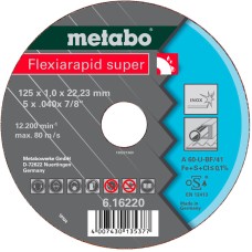 Отрезной круг Metabo Flexiarapid Super Inox TF 42, 115x1x22,23 мм