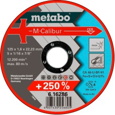 Отрезной круг Metabo M-Calibur Inox TF 41, 125x1,6x22,23 мм