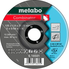 Отрезной круг Metabo Combinator Inox A 46-U, 125x1,9x22,23 мм
