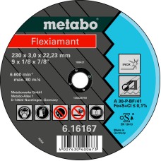 Отрезной круг Metabo Flexiamant Inox TF 41, 125x2,5x22,23 мм, прямой
