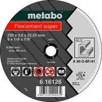 Отрезной круг Metabo Flexiamant Super TF 41, алюминий, 125x2,5x22,23 мм, прямой