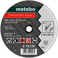 Отрезной круг Metabo Flexiamant Super TF 41, алюминий, 150x3x22,23 мм, прямой