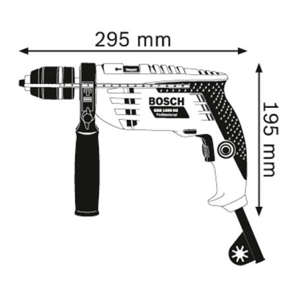 Ударная дрель Bosch GSB 1600 RE Professional