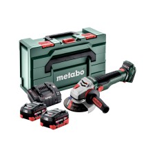 Аккумуляторная угловая шлифмашина Metabo WB 18 LTX BL 15-125 Quick, 2 акб 5 Ah, з/у, кейс