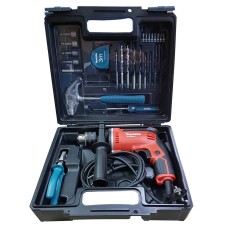 Ударная дрель Makita M8103KX2 с набором ручных инструментов в кейсе