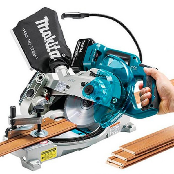 Акумуляторна торцювальна пила Makita DLS600Z без акб і з/п
