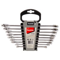 Набор ключей комбинированных Makita 8-18 мм, на держателе