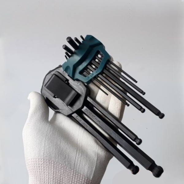Набір ключів шестигранних Makita на тримачі, 9 шт