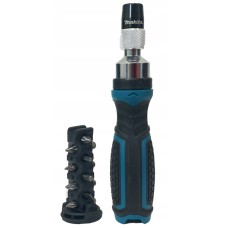 Ручна реверсивна викрутка з набором біт Makita 8 шт