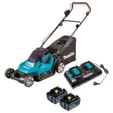 Акумуляторна газонокосарка Makita DLM432PT2, 2 акб 5 Ah, з/п DC18RD