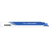 Сабельное полотно Metabo Heavy Metal Premium 225х0.9 мм, 2 шт
