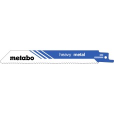Сабельное полотно Metabo Heavy Metal 150х1.25 мм, 5 шт