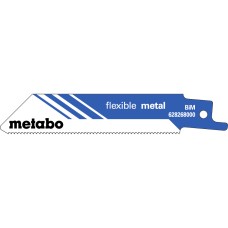 Сабельное полотно Metabo Flexible Metal 100х0.9 мм, 5 шт