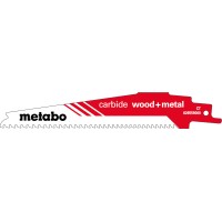 Шабельне полотно Metabo Carbide Wood and Metal 150х1.25 мм
