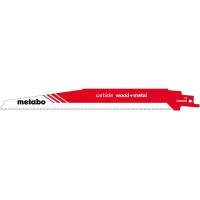 Сабельное полотно Metabo Carbide Wood and Metal 225х1.25 мм