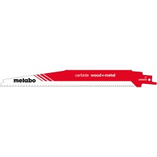 Сабельное полотно Metabo Carbide Wood and Metal 225х1.25 мм