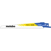 Сабельное полотно Metabo Heavy Wood and Metal 150х1.25 мм, 100 шт