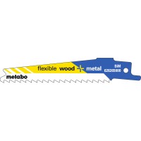 Сабельное полотно Metabo Flexible Wood and Metal 225х0.9 мм, 2 шт