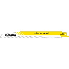 Сабельное полотно Metabo Universal Wood 200х1.25 мм, 2 шт
