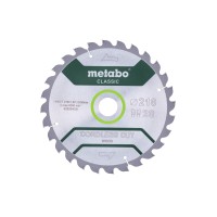 Пильный диск Metabo Cordless cut Classic HW/CT 216х1.8/1.2x30 Z28 WZ 5°