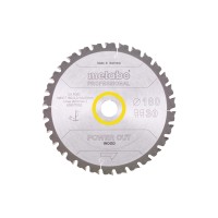 Пильный диск Metabo Power Cut Wood Professional 160х20, Z30 WZ 5°