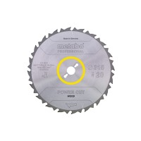 Пильный диск Metabo Power Cut Wood Professional 315х30, Z20 FZ 22°