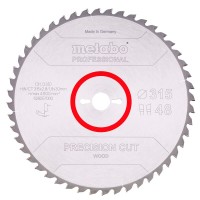 Пиляльний диск Metabo Precision cut wood - professional, 315x30, Z48 WZ 0°