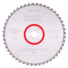 Пильный диск Metabo Precision cut wood - professional, 315x30, Z48 WZ 0°