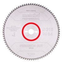Пильный диск Metabo Precision cut wood - professional, 315x30, Z84 WZ 10°