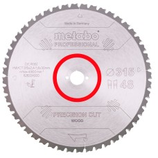 Пильный диск Metabo Precision cut wood - professional, 315x30, Z48 WZ 5° neg
