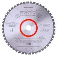 Пиляльний диск Metabo Precision cut wood - professional, 305x30, Z48 WZ 5° neg