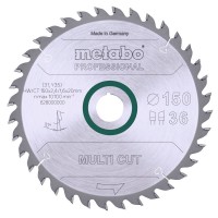 Пильный диск Metabo Multi cut - professional, 150x20, Z36 WZ 10°