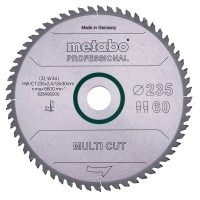 Пильный диск Metabo Multi cut - professional, 235x30, Z60 FZ/TZ 5°