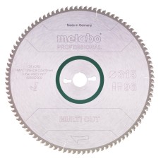 Пильный диск Metabo Multi cut - professional, 315x30, Z96 FZ/TZ, 5°neg