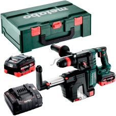 Аккумуляторный перфоратор Metabo KH 18 LTX BL 28 Q SET ISA, 2 акб 18V 5.5 Ah LiHD, з/у ASC 145 в MetaBox 185 XL